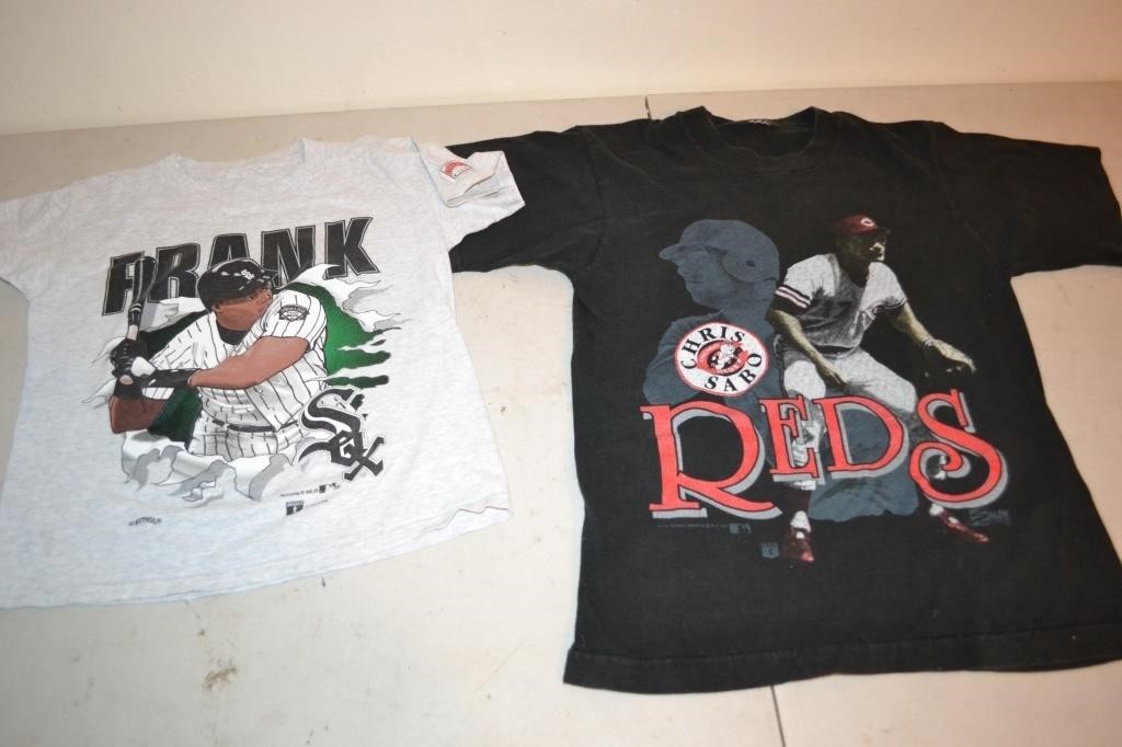 Two Vintage Youth Baseball Tshirts