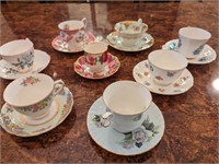 Tea Cups and Saucer Lot Made in England