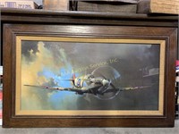 Spitfire, World War II Fighter Plane, Framed Art