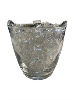 Glass Bucket with Plastic Ice Props