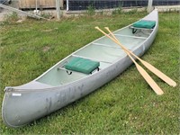 17' Sea Nymph Aluminum Canoe w/Oars
