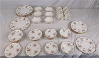 48 piece Royal Albert tenderness bone China set