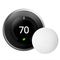 $250  Nest Learning Thermostat + Temp Sensor