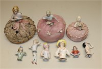 (9) Pincushion Half Dolls