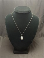 Sterling Silver Wedgwood Pendant w Chain