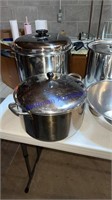 Lot of Stainless ware pots and bowl