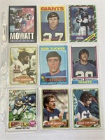 Collection of (27) New York Giants Football