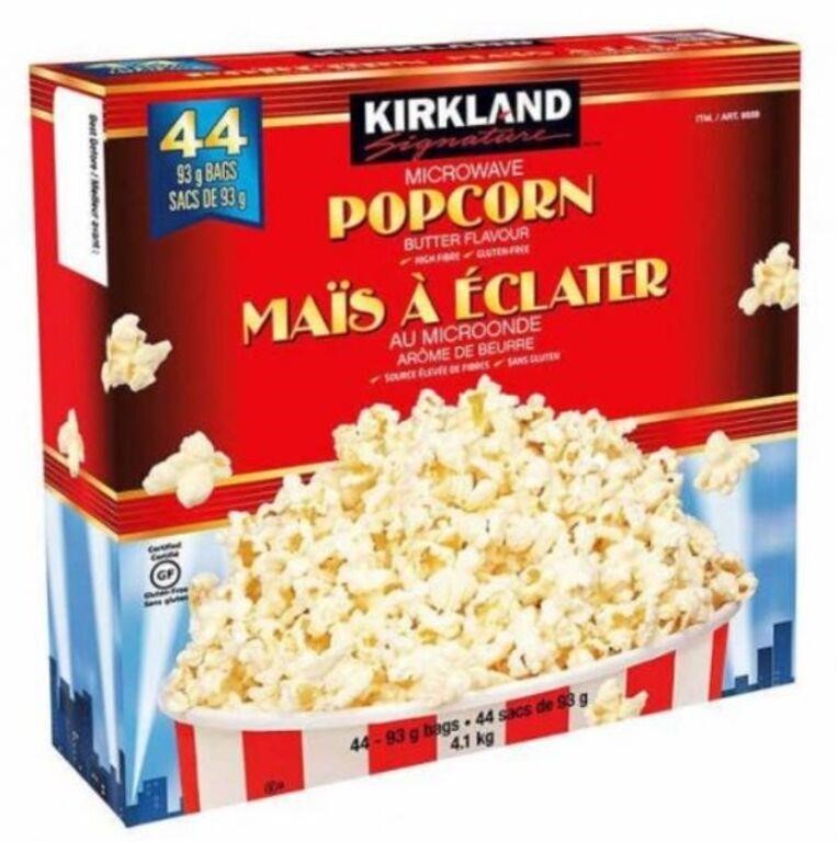 44-Pk Kirkland Signature Microwave Popcorn, 93g