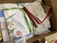 HANDSTITCHED & MORE TABLE CLOTHS