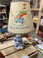 VINTAGE CARE BEAR LAMP