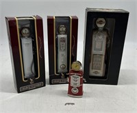 (4) Vintage Miniature Gas Pump Models