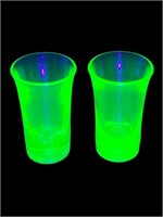Uranium Vaseline Glass Shot glasses barware