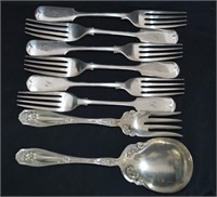 Silver Plate Large Forks