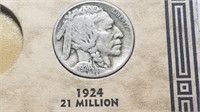 1924 Buffalo Nickel From A Set