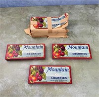 Salem Oregon Mountain Brand Cherries Labels