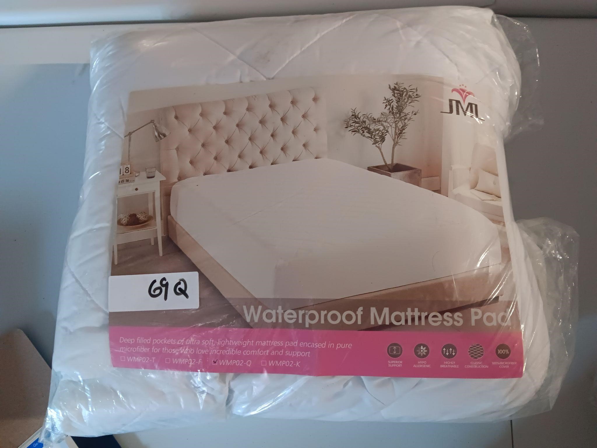 waterproof mattress pad queen