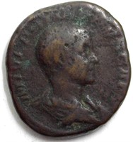 247-249 AD Philip II F Sestertius