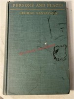 1940’s Persons and Places George Santayana Book