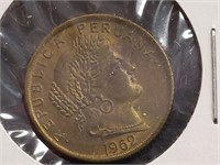 1962 Peru coin
