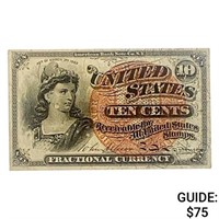 1863 10C Fractional Currency Note