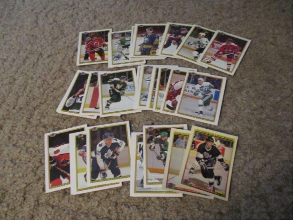 1990 NHL collector cards.