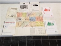 Greene County history, 4 plat books &1965 road map