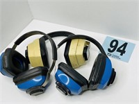 3 Vintage Ear Protection Headsets