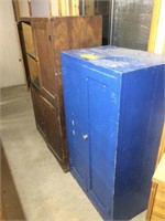 Pair of wood cabinets both to go one money