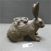 Cast Iron Rabbit Plant Stand