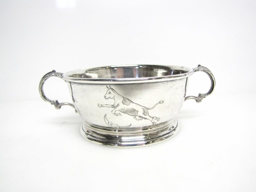 VINTAGE BRITISH STERLING SUGAR BOWL