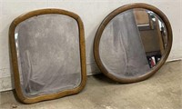 Vintage Beveled Mirrors