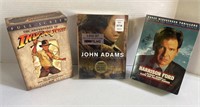 DVD Sets. Indiana Jones. HBO John Adams.