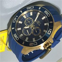 NEW Invicta Men’s 30953 Pro Diver 50MM Blue Dial