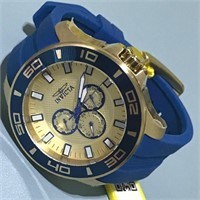 NEW Invicta Men’s 36609 Pro Diver 53MM Gold Dial