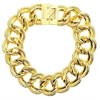 24kt G.P. Link Bracelet