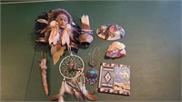 Lot of native american indian items