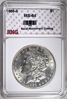 1888-S MORGAN DOLLAR RNG CH BU