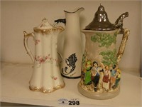 (3) Assorted Steins & Others