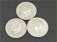 3 - 1998 Proof Kennedy Silver Half Dollar Coins