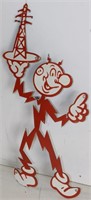 ANTIQUE PORCELAIN REDDY KILOWATT SIGN