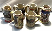 6 Budweiser Stein