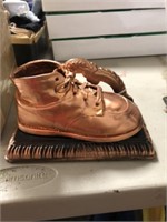 BRONZED BABY SHOE