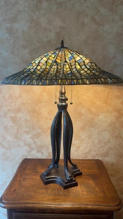 Tiffany Lamps, Antiques, Furniture, Musical Instruments.