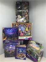 Disney Puzzles, Most Kinkade and More  - one