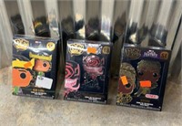 3 FunkoPop! Collectible Enamel Pins, Marvel (Kid