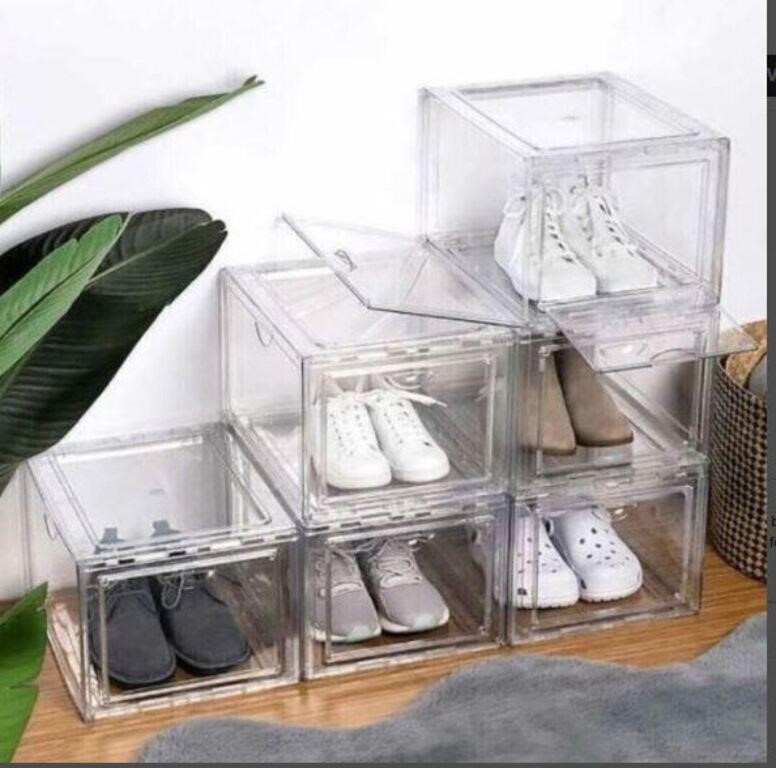 $40 STACKABLE SHOE BOX 4 PK