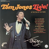 Tom Jones signed "Live! At the Talk of the Town" a