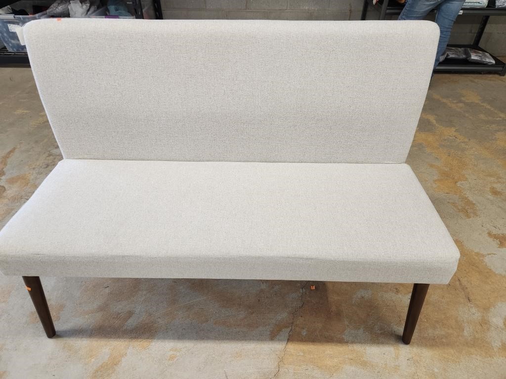 Padded bench seat