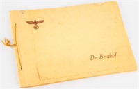 Rare Nazi Adolf Hitler Der Berghof Postcard Album