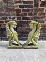 Cast Stone Winged Griffins
